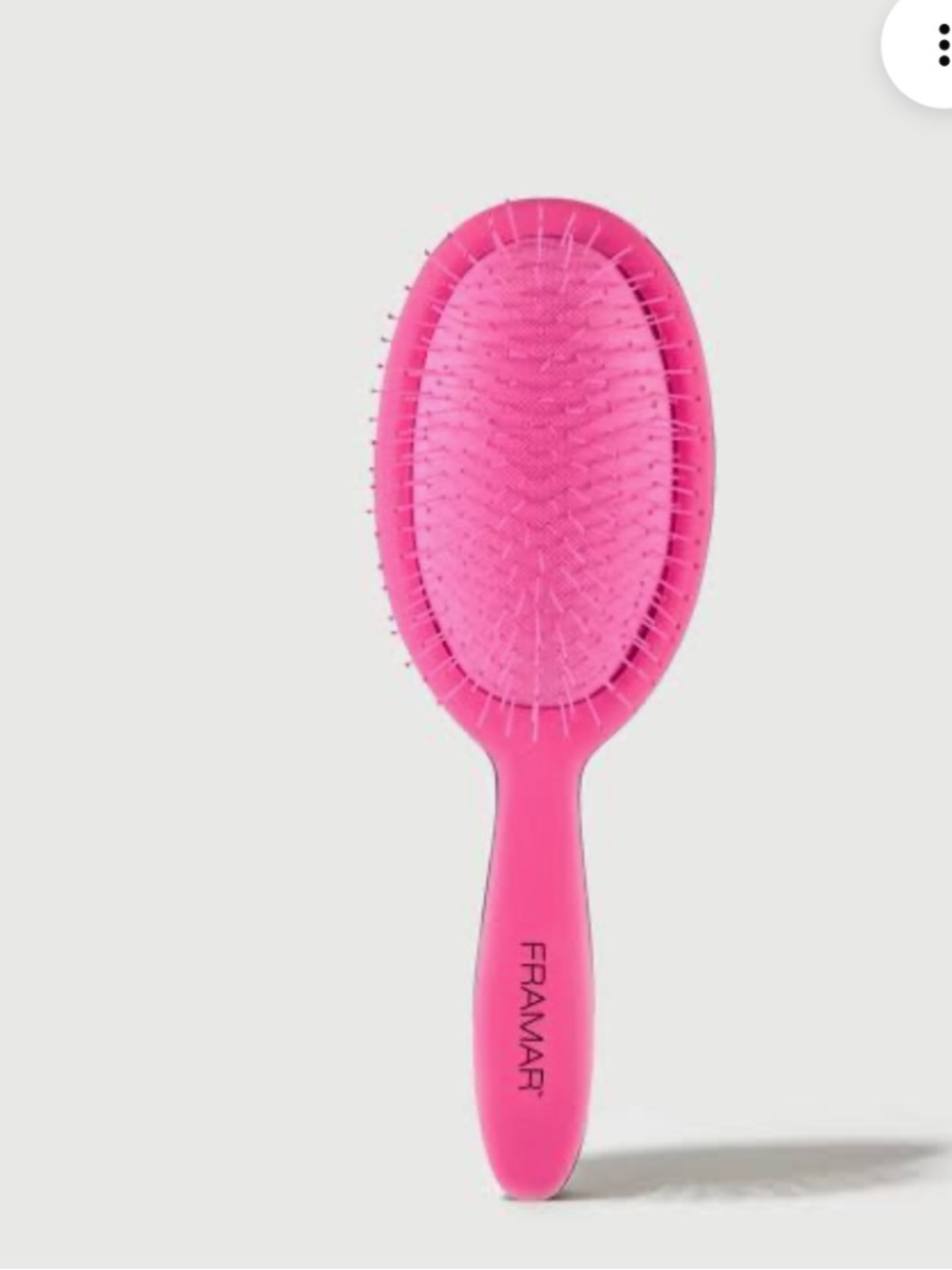 : NWT Framar Dream Pink Detangling Hair Brush Anti-Frizz